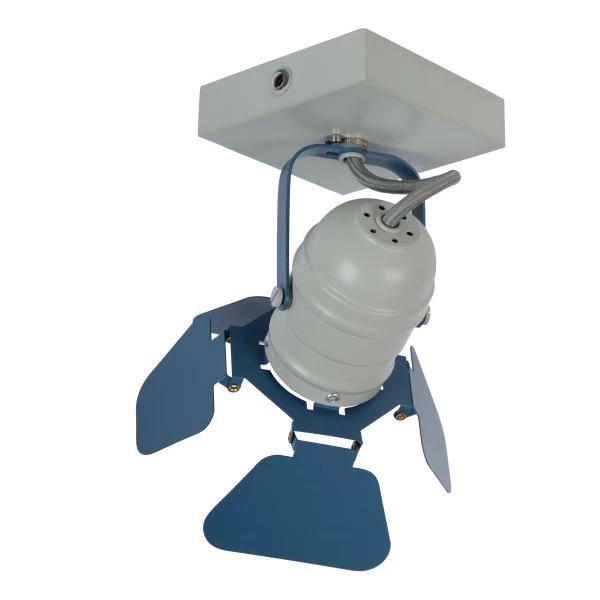 Lucide PICTO - Ceiling spotlight Children - 1xGU10 - Blue - detail 3